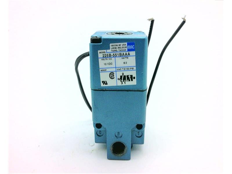 MAC VALVES INC 225B-551BAAA