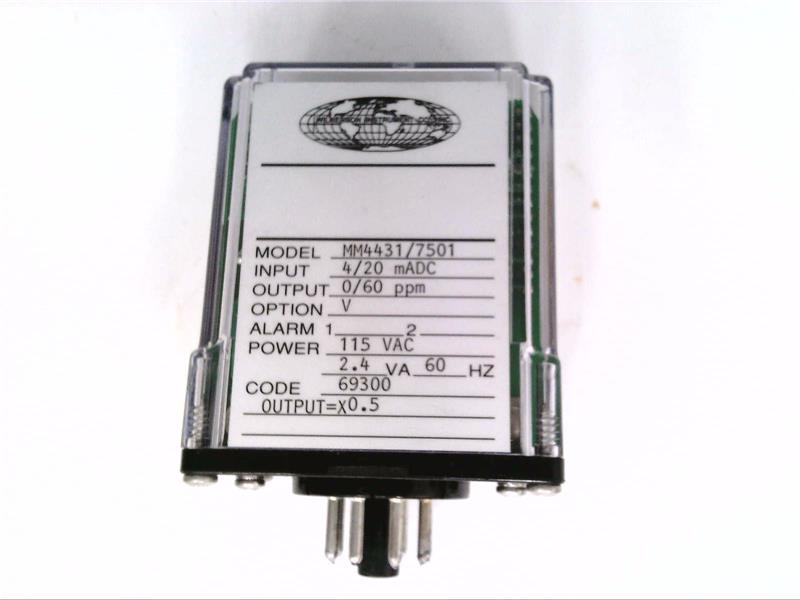 MM4431/7501 (115VAC 4/20MADC 0/60PPM) by WILKERSON INSTR CO