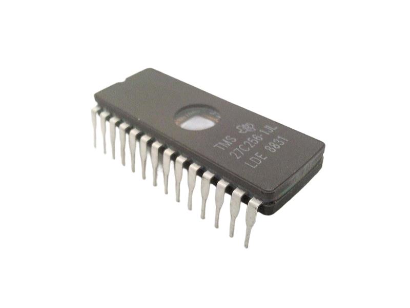 TMS27C256-1JL by TEXAS INSTRUMENTS SEMI