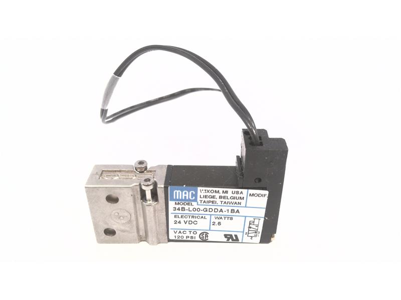 MAC VALVES INC 34B-LOO-GDDA-1BA