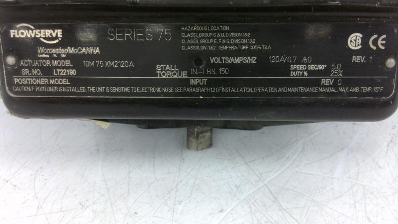 FLOWSERVE 10M75XM2120A