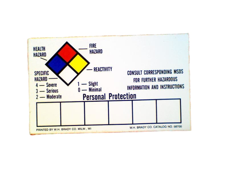 BRADY 58700-EACH