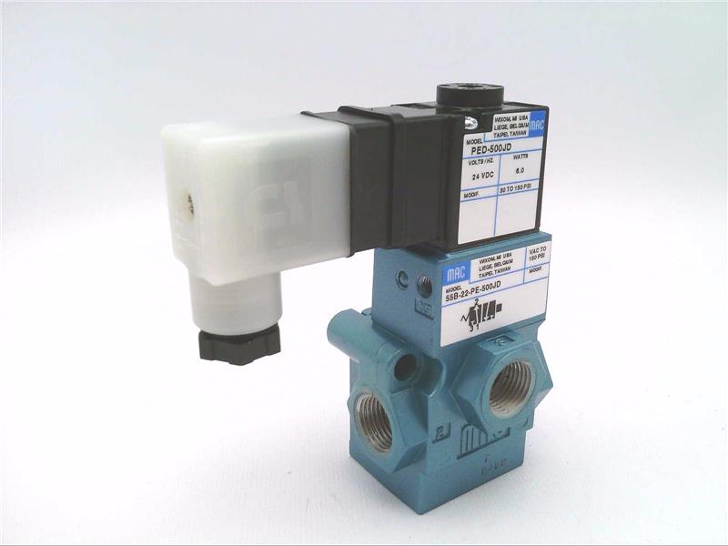 MAC VALVES INC 55B-22-PE-500JD