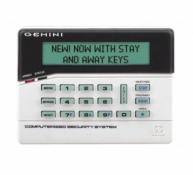 NAPCO SECURITY GEM-RP8LCD