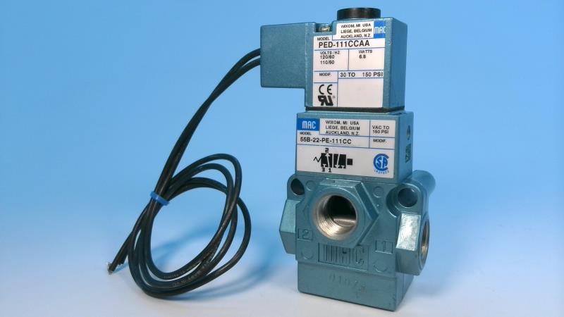 MAC VALVES INC 55B-22-PE-111CC