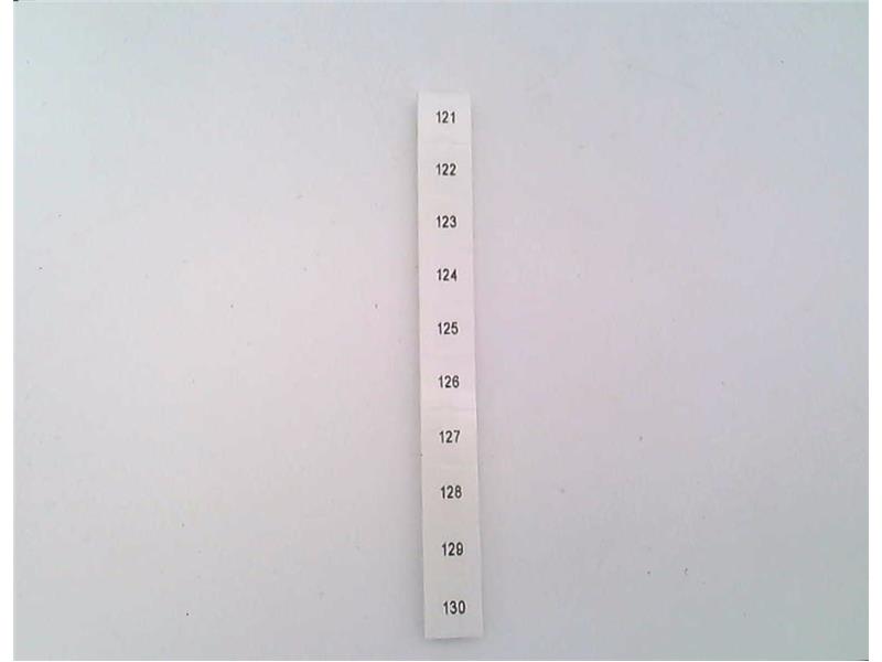 PHOENIX CONTACT ZB10.QR-FORTL.ZAHLEN 121-130