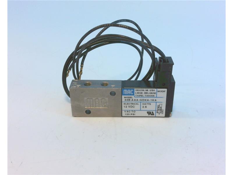 MAC VALVES INC 44B-AAA-GDKA-1KA