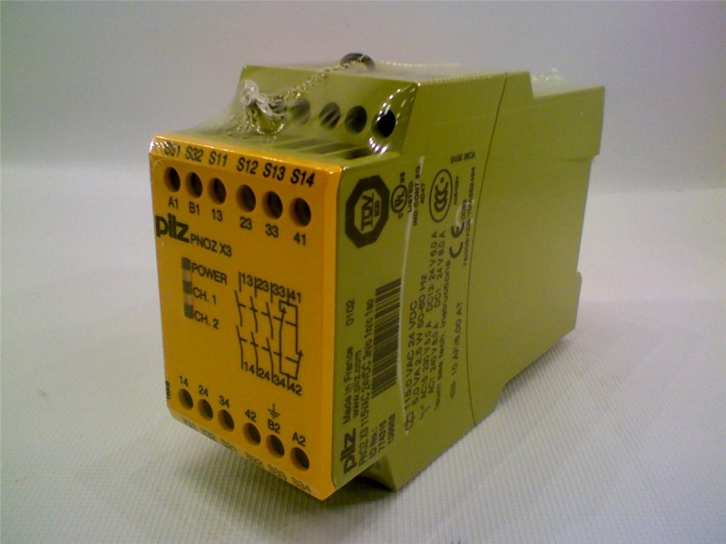 PILZ PNOZ-X3-115VAC-24VDC-3N/O 1N/C 1SO