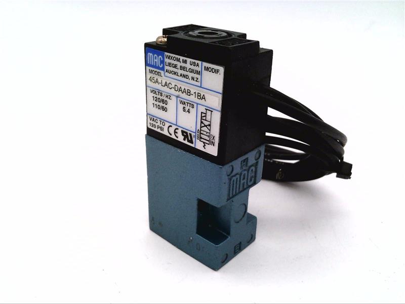 MAC VALVES INC 45A-L00-DAAB-1BA