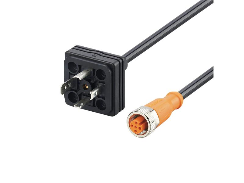 EFECTOR PLUG M12 - DIN VALVE FORM A-E30436