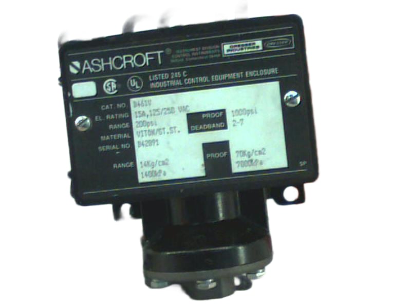 ASHCROFT B461V-X07NH-375/375-MMH2O