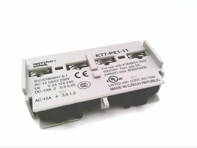 SPRECHER & SCHUH KT7-PE1-11