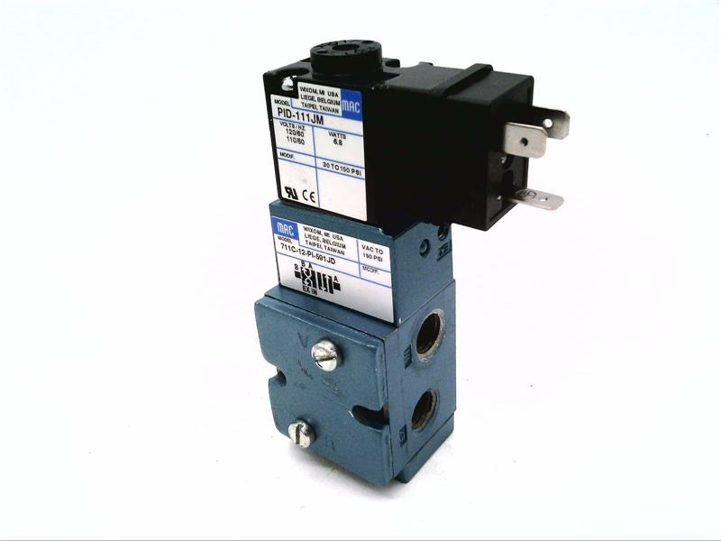 MAC VALVES INC 711C-12-PI-111JM
