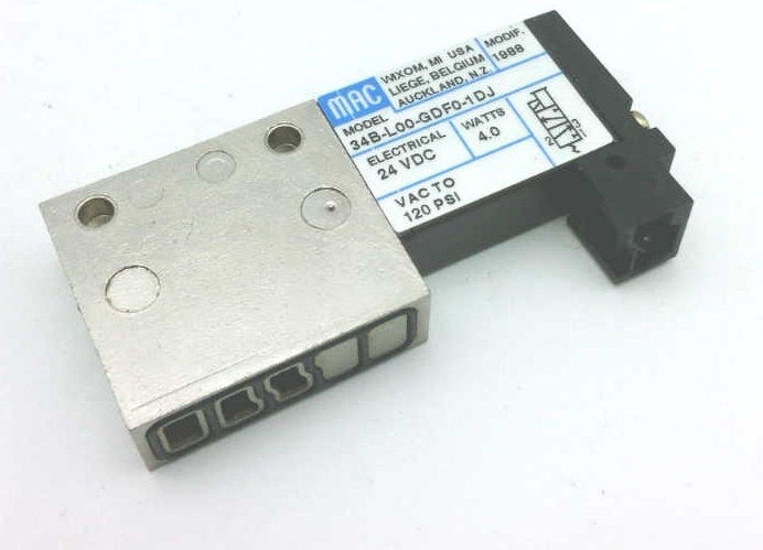 MAC VALVES INC 34B-L00-GDF0-1DJ