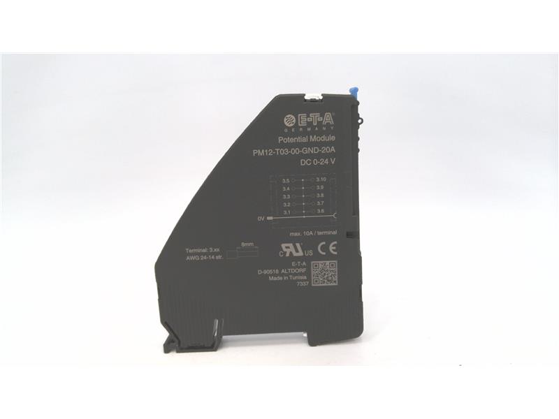 E-T-A CIRCUIT BREAKERS PM12-T03-00-GND-20A