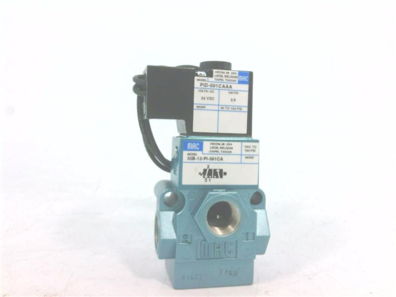 MAC VALVES INC 55B-12-PI-591CA