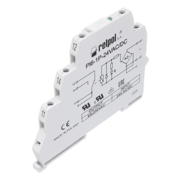 RELPOL PI6-1P-24VAC/DC