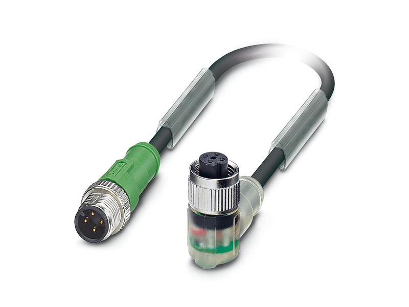 PHOENIX CONTACT SAC-4P-M12MS/0,6-PVC/M12FR-3L