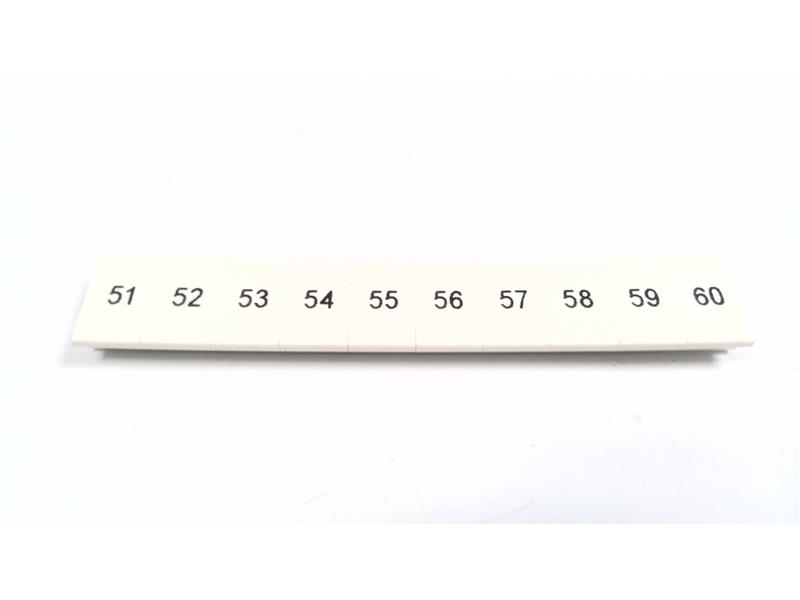 PHOENIX CONTACT ZB 6 LGS:FORTL.ZAHLEN 51-60