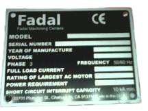 FADAL LBL-0590