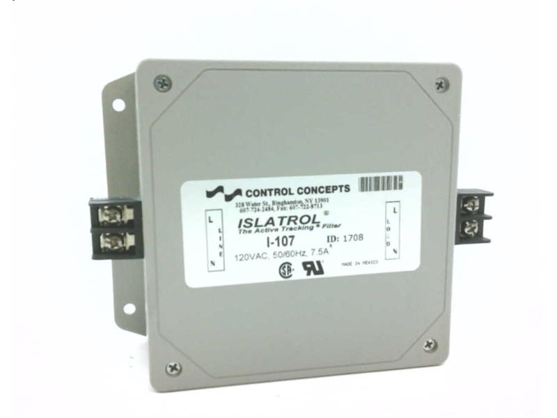 CONTROL CONCEPTS I-107