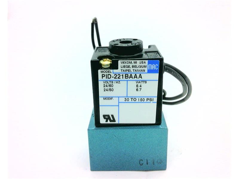 MAC VALVES INC PID-221BAAA