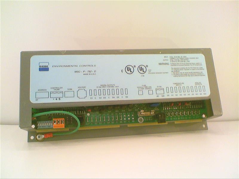 MSC-P-752-D by INVENSYS