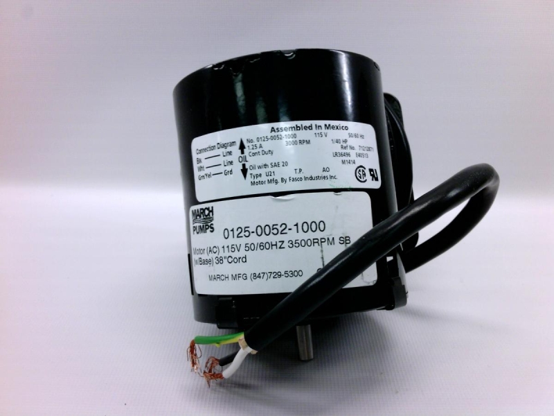 MARCH MANUFACTURING CO 0125-0052-1000