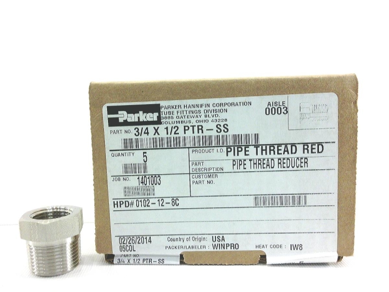 PARKER 3/4 X 1/2 PTR-SS