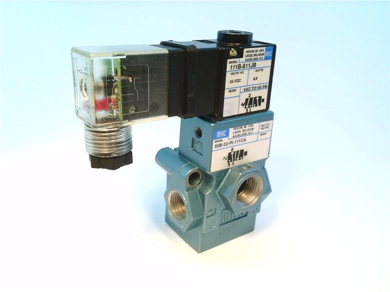 MAC VALVES INC 55B-22-PI-611JB