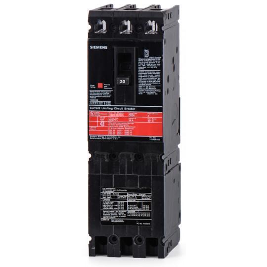 SIEMENS CIRCUIT BREAKER, CED6, 15 AMP, 3 POLE, 3 PHASE, 600 VAC
