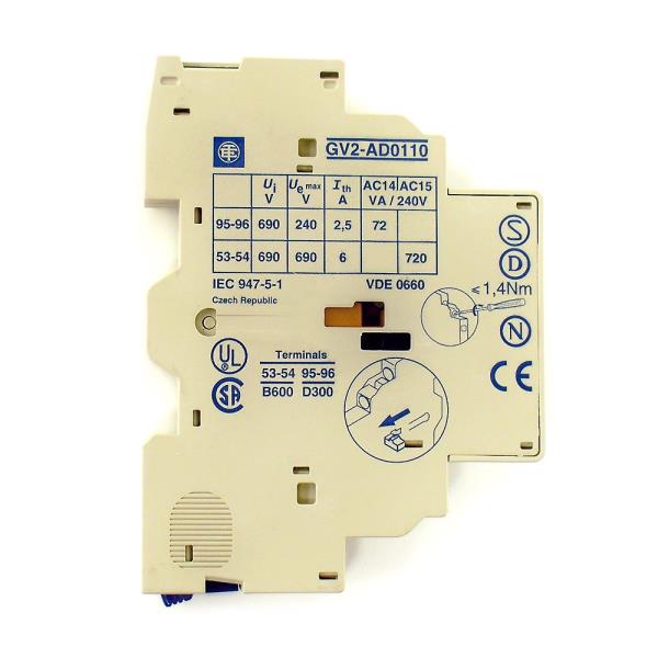 SCHNEIDER ELECTRIC GV2-AD0110