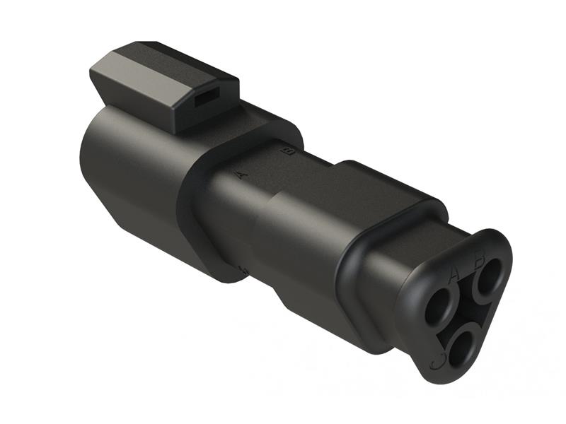 AT04-3P-SR01BLK by AMPHENOL