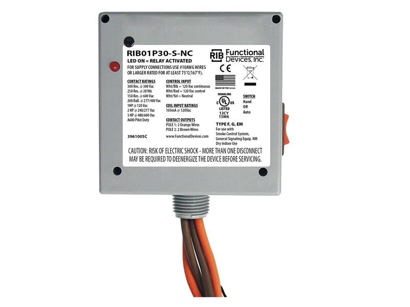 FUNCTIONAL DEVICES RIB01P30-S-NC