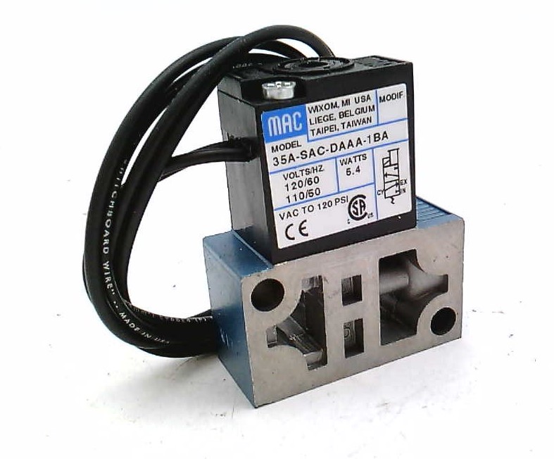 MAC VALVES INC 35A-SAC-DAAA-1BA