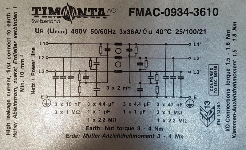 TIMONTA FMAC-0934-3610