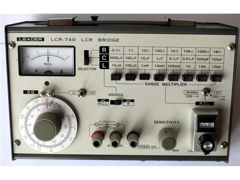 LEI LEADER ELECTRONICS LCR-740