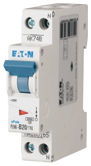 PLN6-C20/1N-MW by EATON CORPORATION