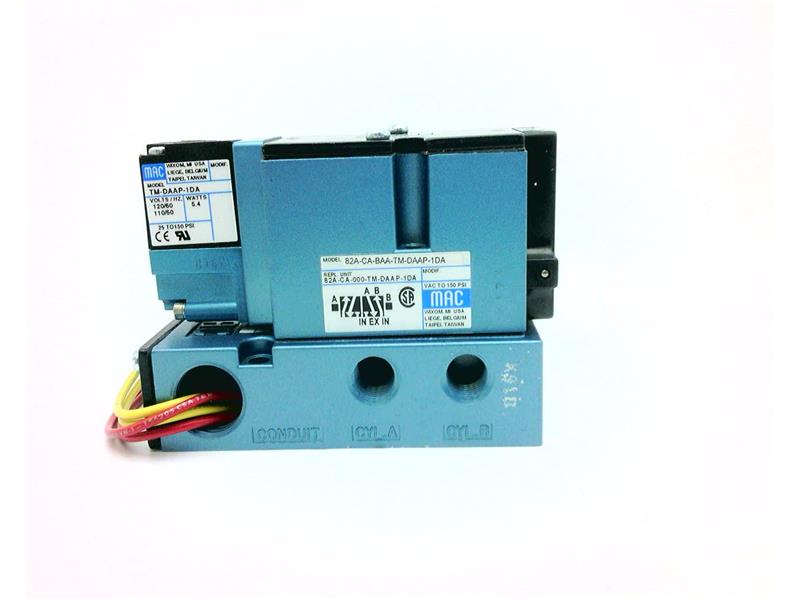 MAC VALVES INC 82A-CA-BAA-TM-DAAP-1DA