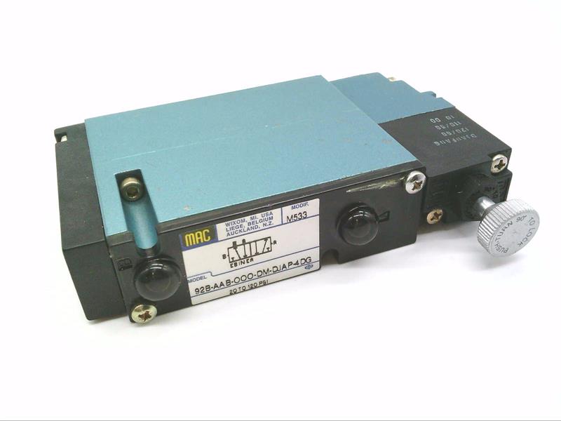 MAC VALVES INC 92B-AAB-000-DM-DJAP-4DG