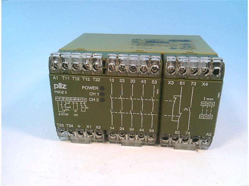PILZ PNOZ3-120VAC-5S-1O-1W
