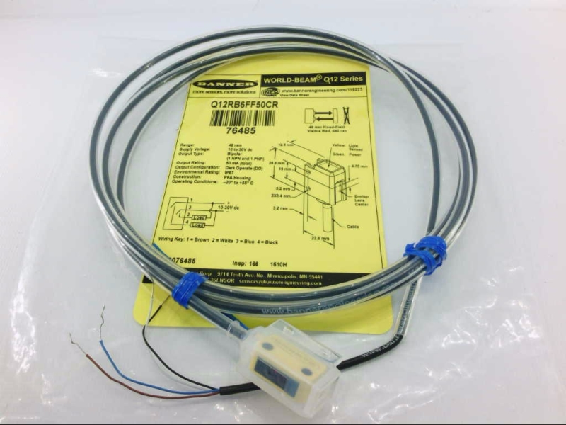 BANNER ENGINEERING Q12RB6FF50CR