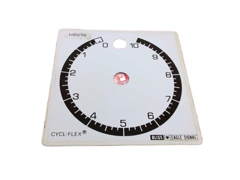 HP5-FACEPLATE-10HR-BLK/WHT by DANAHER CONTROLS