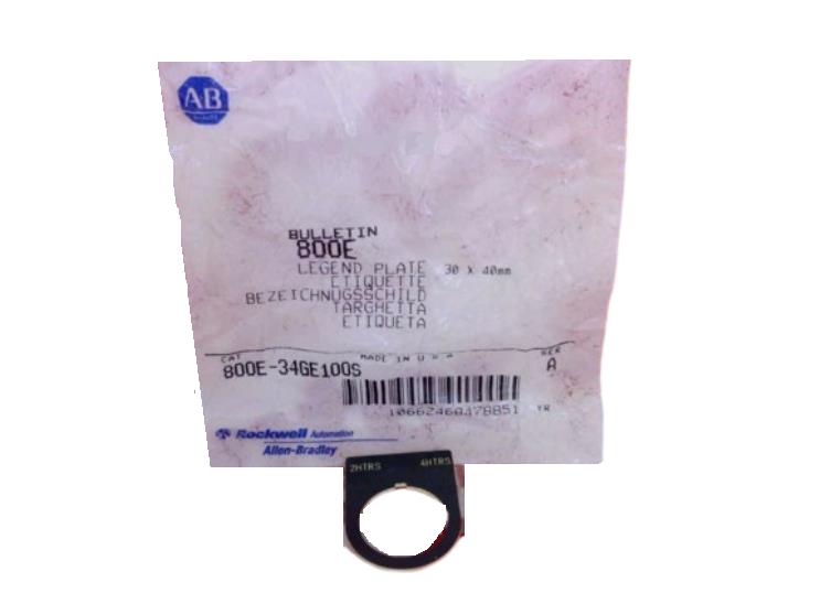 ALLEN BRADLEY 800E-34GE100S-MANUAL/CUTOFF