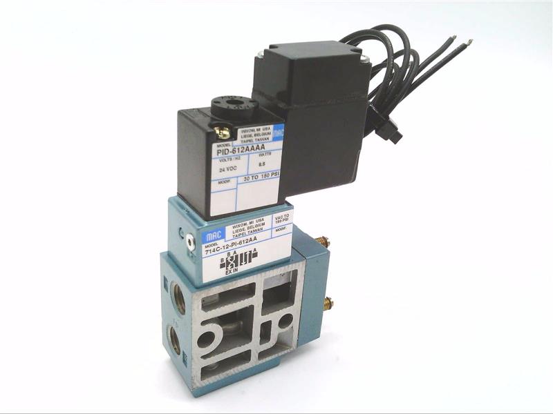 MAC VALVES INC 714C-12-PI-612AA