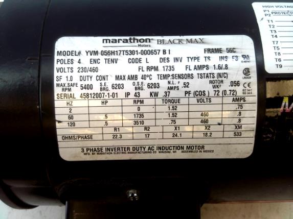 REGAL REXNORD YVM 056H17T5301-000657 