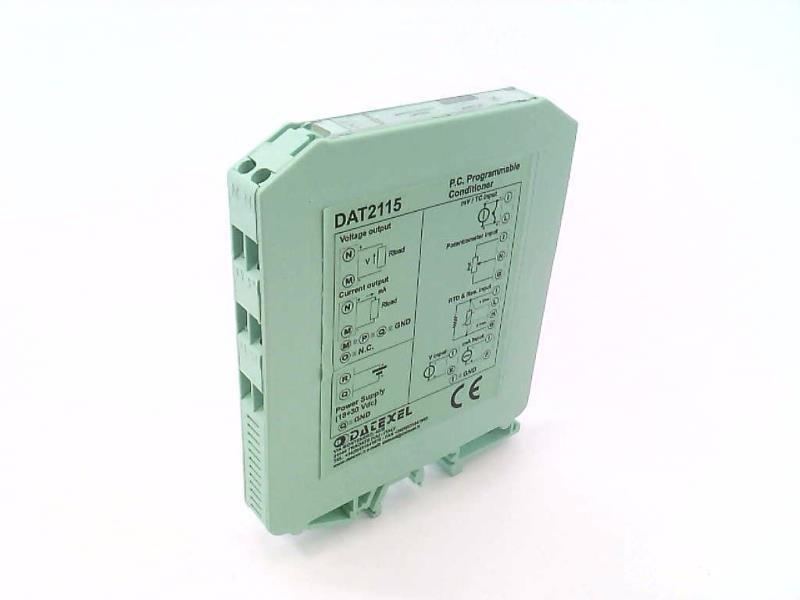 DATEXEL DAT2115/PT100/3WIRES/-50:200C/S.L./0:20MA/BURN-OUT-UP