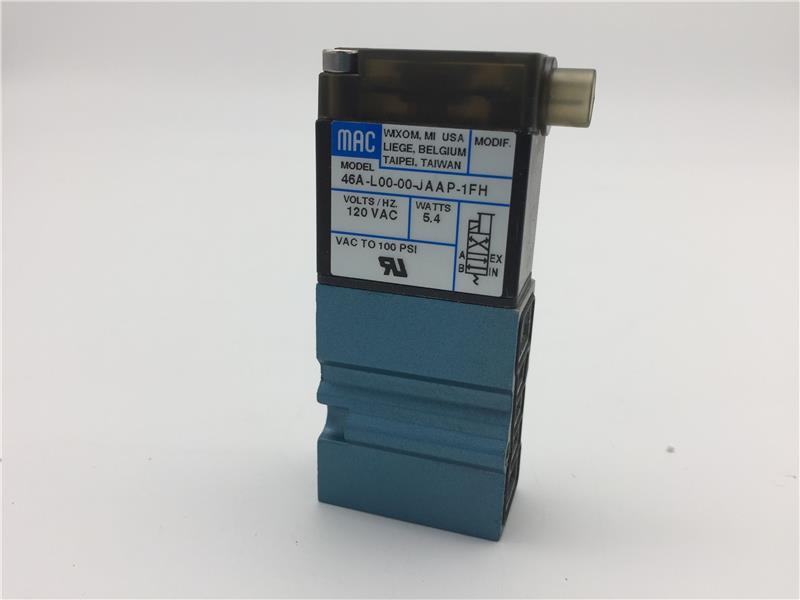 MAC VALVES INC 46A-L00-00-JAAP-1FH