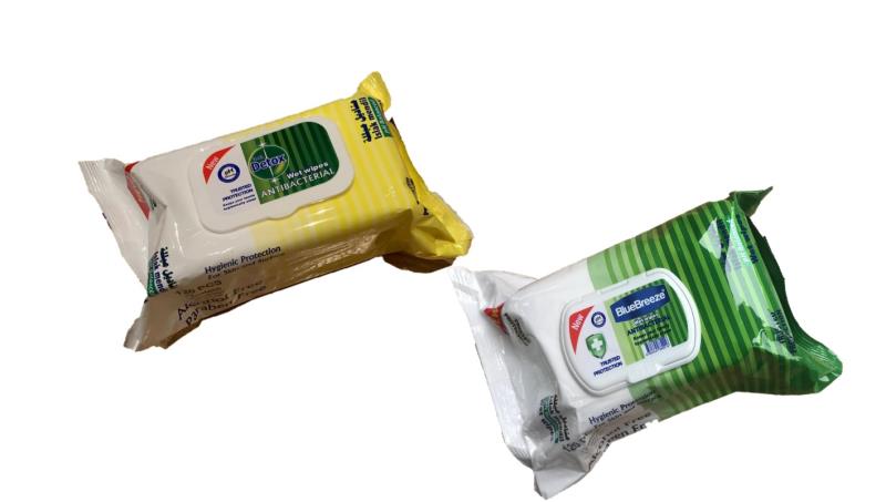 FRESH DETOX ANTIBACTERIAL WET WIPES - 120 PACK