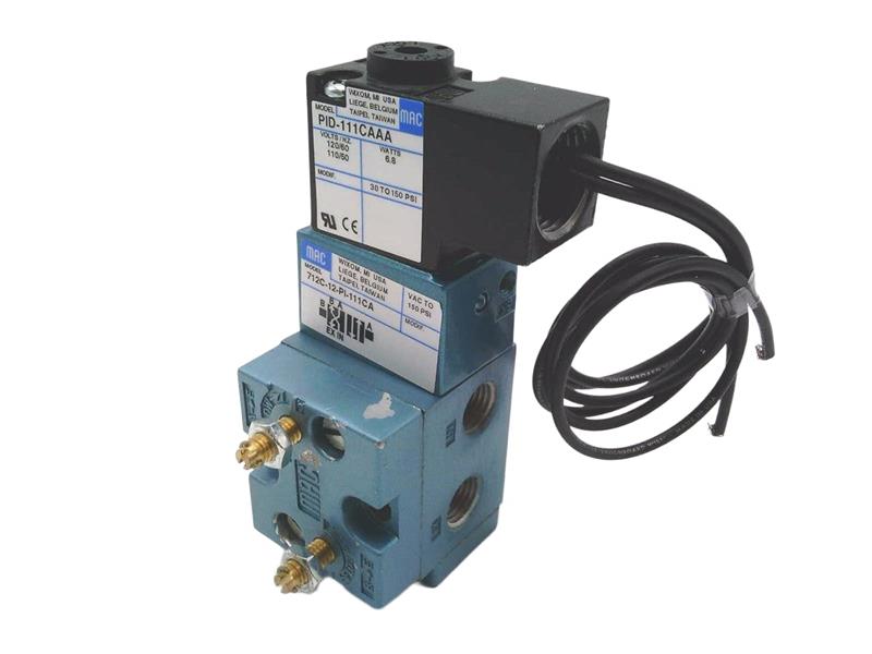 MAC VALVES INC 712C-12-PI-111CA